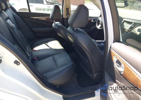 2014 Infiniti Q50 Hybrid Premium z USA, uszkodzony, nr VIN JN1AV7AR3EM703302